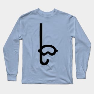 Black Snorkel Long Sleeve T-Shirt